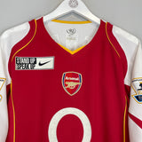 2004/05 ARSENAL HENRY #14 'STAND UP SPEAK UP' HOME SHIRT (L) NIKE