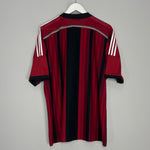 Shop 2014/15 AC MILAN HOME SHIRT (XL) ADIDAS, classic football shirts, vintage football shirts & retro soccer jerseys at Cult Kits