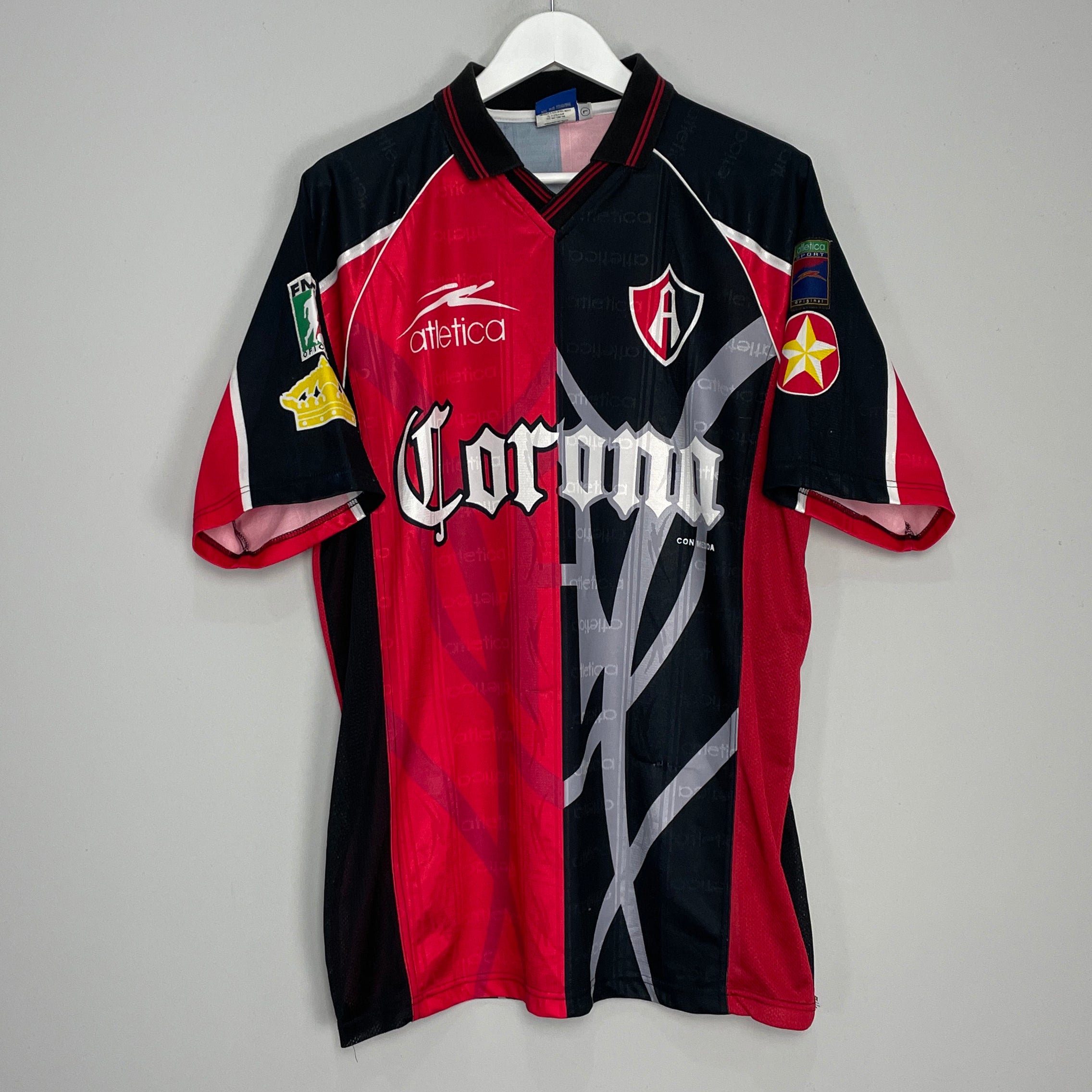 Shop 1998/99 ATLAS HOME SHIRT (L) ATLETICA, classic football shirts, vintage football shirts & retro soccer jerseys at Cult Kits