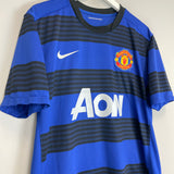 Shop 2011/13 MANCHESTER UNITED POGBA #42 AWAY SHIRT (XL) NIKE, classic football shirts, vintage football shirts & retro soccer jerseys at Cult Kits
