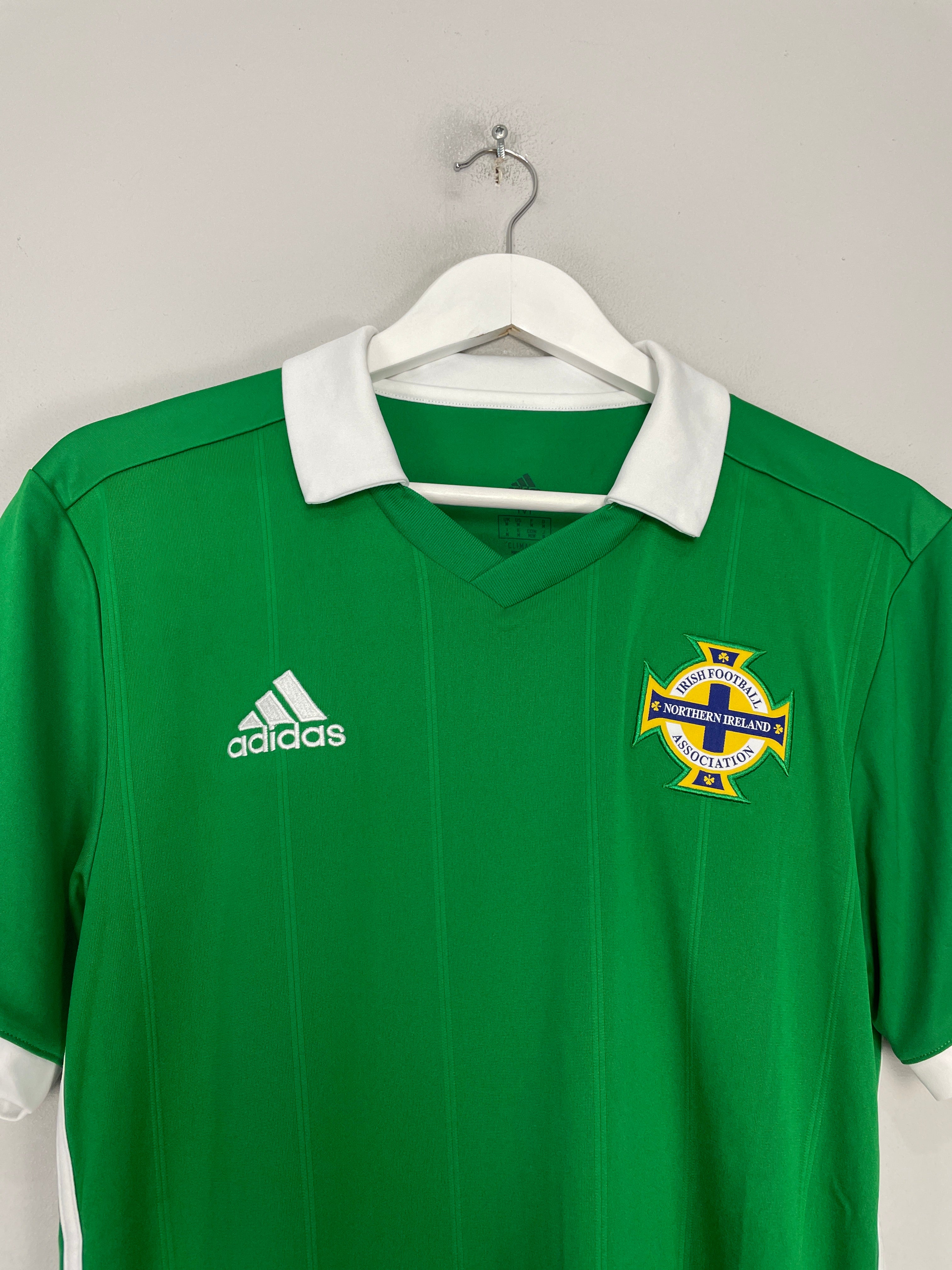 Shop 2017/18 NORTHERN IRELAND HOME SHIRT (M) ADIDAS, classic football shirts, vintage football shirts & retro soccer jerseys at Cult Kits