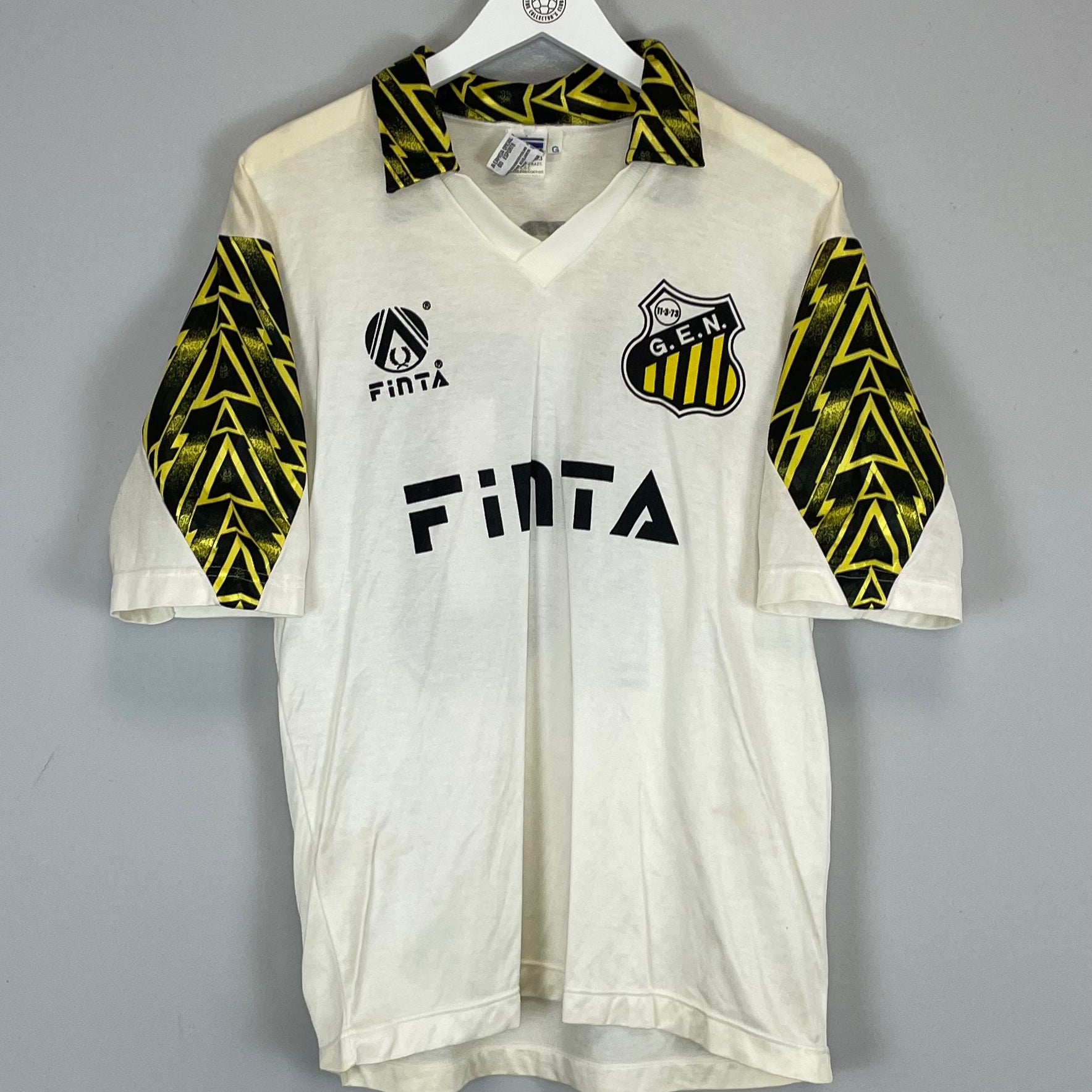 Shop 1991/92 GREMIO NOVORIZONTINO AWAY SHIRT (L) FINTA, classic football shirts, vintage football shirts & retro soccer jerseys at Cult Kits