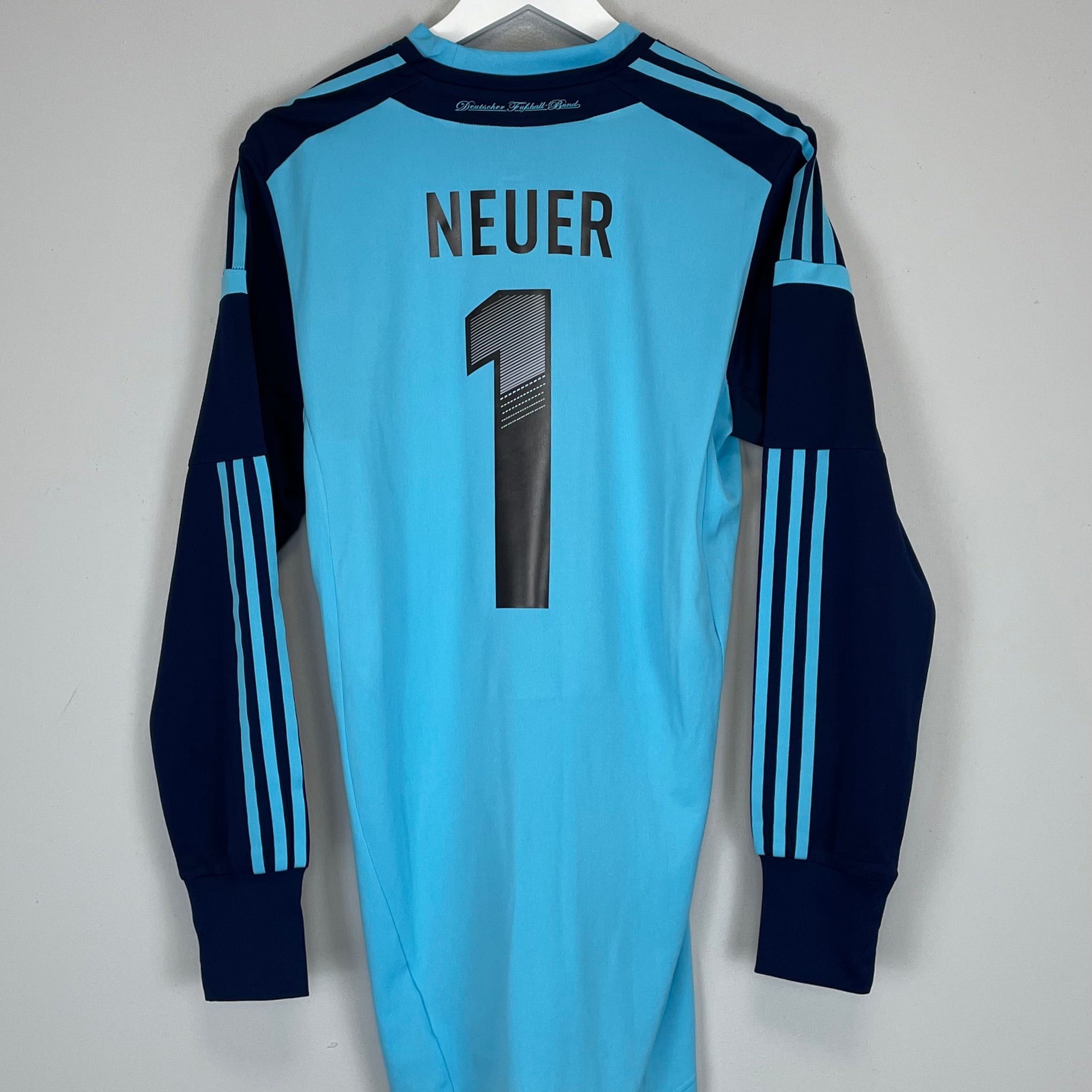 Shop 2012/13 GERMANY NEUER #1 *PLAYER ISSUE* GK SHIRT (L) ADIDAS, classic football shirts, vintage football shirts & retro soccer jerseys at Cult Kits