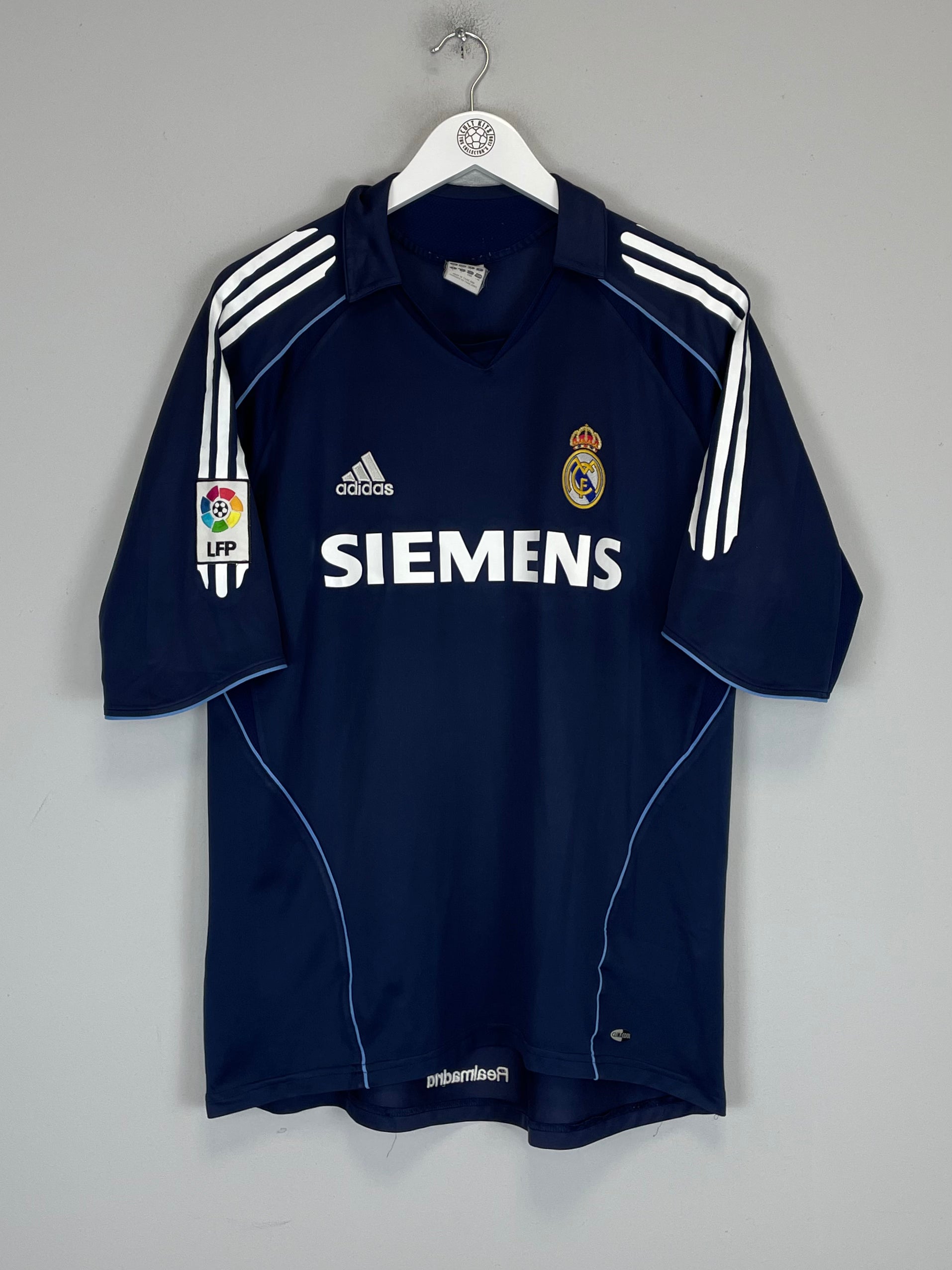 Shop 2005/06 REAL MADRID GUTI #14 AWAY SHIRT (L) ADIDAS, classic football shirts, vintage football shirts & retro soccer jerseys at Cult Kits
