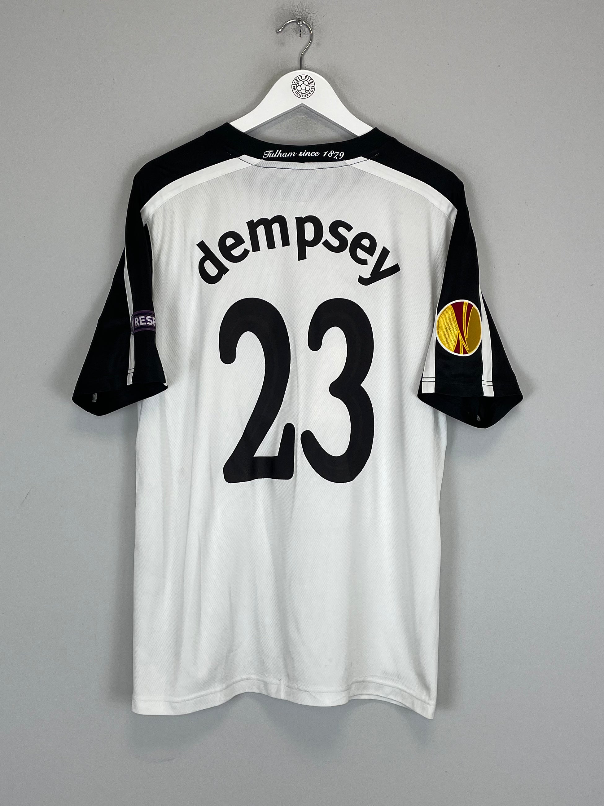 Shop 2009/10 FULHAM DEMPSEY #23 E/L HOME SHIRT (L) NIKE, classic football shirts, vintage football shirts & retro soccer jerseys at Cult Kits