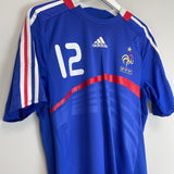 Shop 2007/08 FRANCE HENRY #12 HOME SHIRT (M) ADIDAS, classic football shirts, vintage football shirts & retro soccer jerseys at Cult Kits