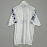Shop 1996/97 REAL MADRID HOME SHIRT (M) KELME, classic football shirts, vintage football shirts & retro soccer jerseys at Cult Kits