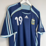 2006 ARGENTINA MESSI #19 AWAY SHIRT (XL) ADIDAS