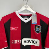 2003/04 MANCHESTER CITY WANCHOPE #9 *BNWT* AWAY SHIRT (M) REEBOK