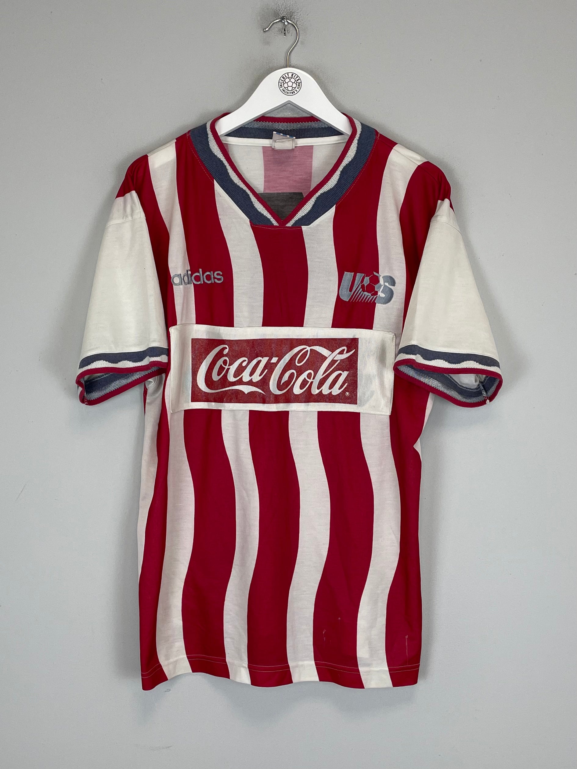 Shop 1994 USA #4 HOME SHIRT (L) ADIDAS, classic football shirts, vintage football shirts & retro soccer jerseys at Cult Kits