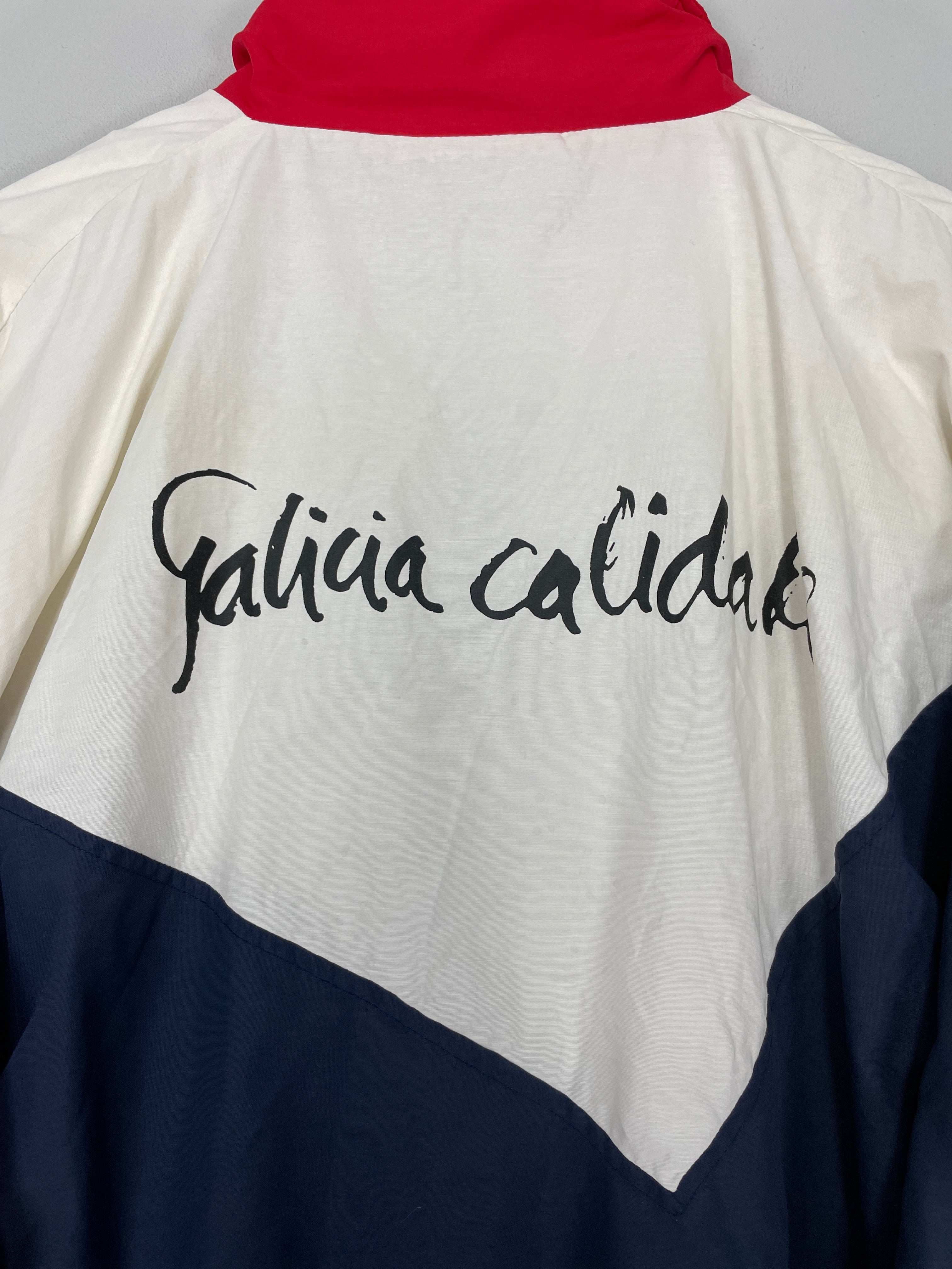 Shop 1993/94 DEPORTIVO LA CORUNA TRACK JACKET (XL) UMBRO, classic football shirts, vintage football shirts & retro soccer jerseys at Cult Kits