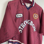 Shop 1998/99 HEARTS HOME SHIRT (L) OLYMPIC, classic football shirts, vintage football shirts & retro soccer jerseys at Cult Kits