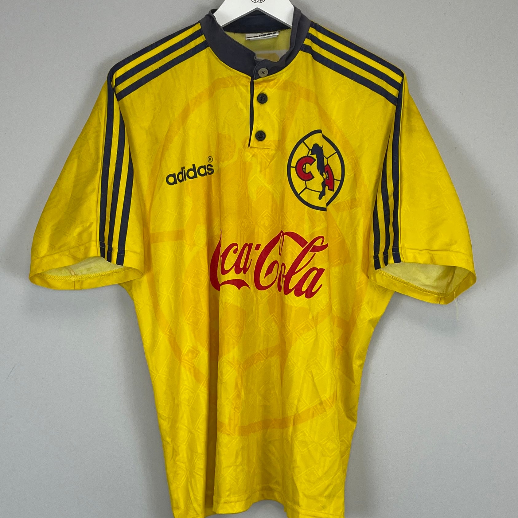 Shop 1996/98 CLUB AMERICA HOME SHIRT (M) ADIDAS, classic football shirts, vintage football shirts & retro soccer jerseys at Cult Kits