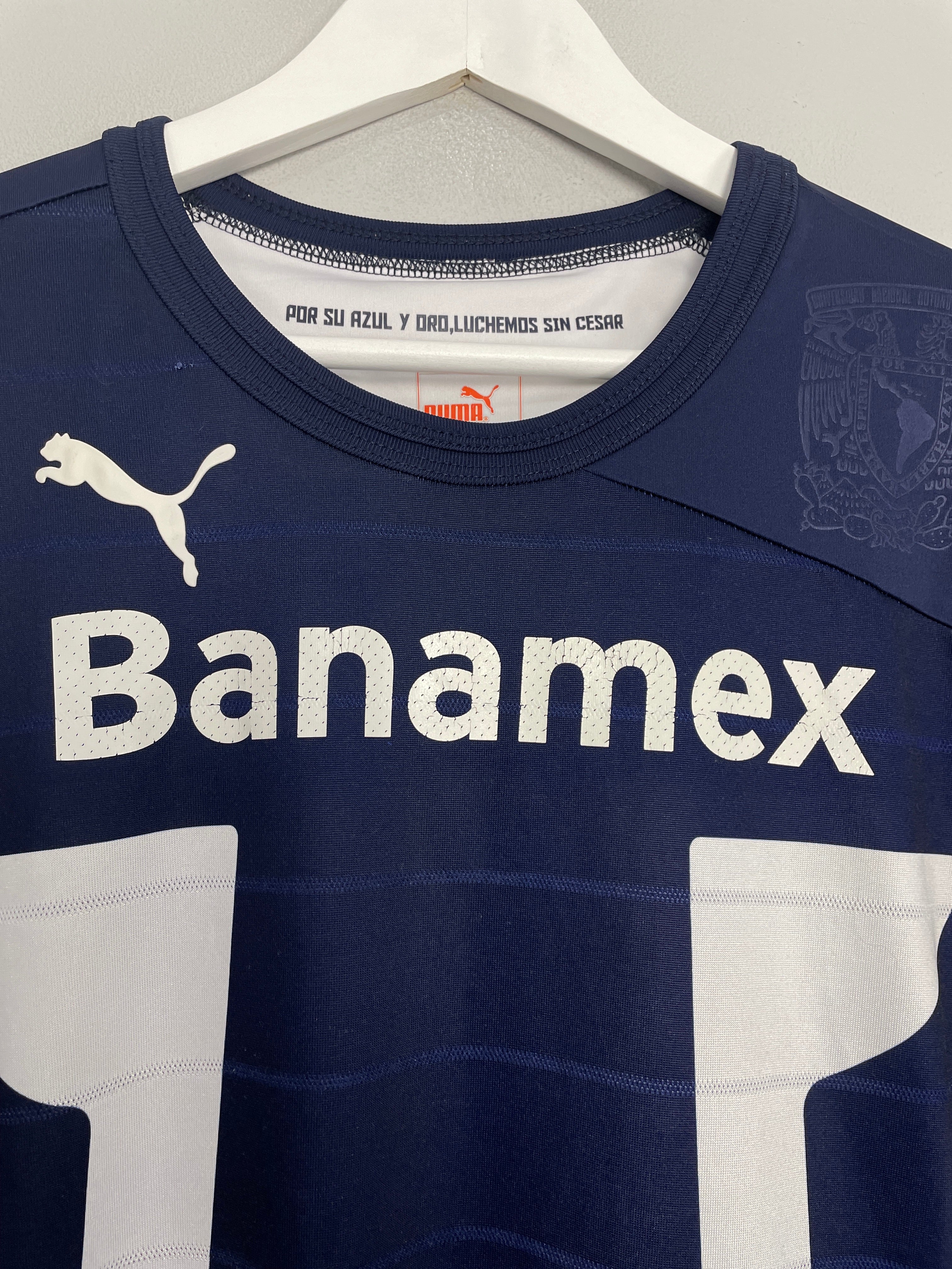 Shop 2012/13 UNAM PUMAS M.BRAVO #10 HOME SHIRT (M) PUMA, classic football shirts, vintage football shirts & retro soccer jerseys at Cult Kits