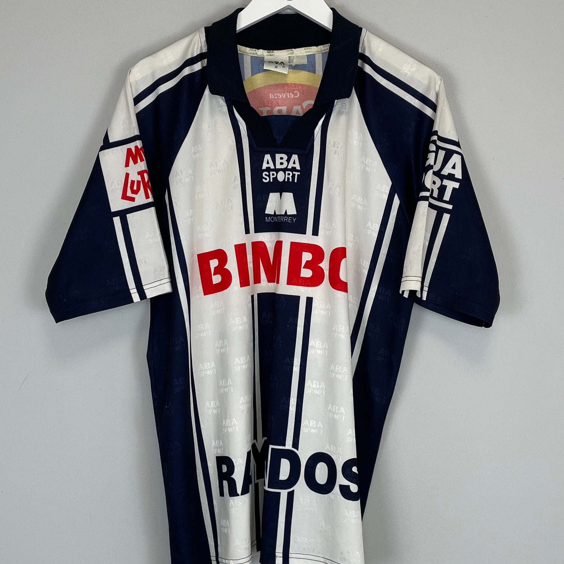 Shop 1997/99 MONTERREY HOME SHIRT (L) ABA SPORT, classic football shirts, vintage football shirts & retro soccer jerseys at Cult Kits