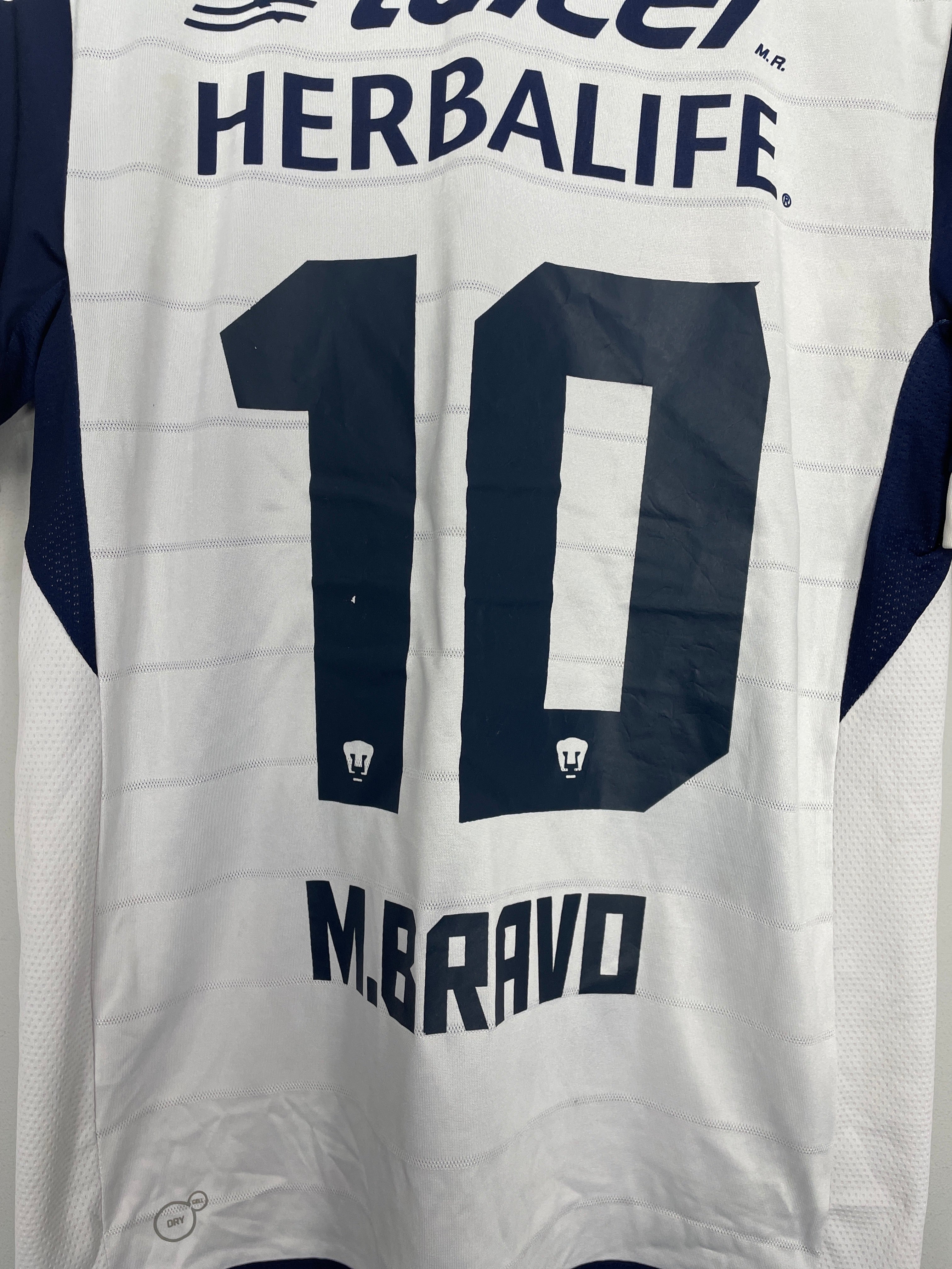 Shop 2012/13 UNAM PUMAS M.BRAVO #10 HOME SHIRT (M) PUMA, classic football shirts, vintage football shirts & retro soccer jerseys at Cult Kits