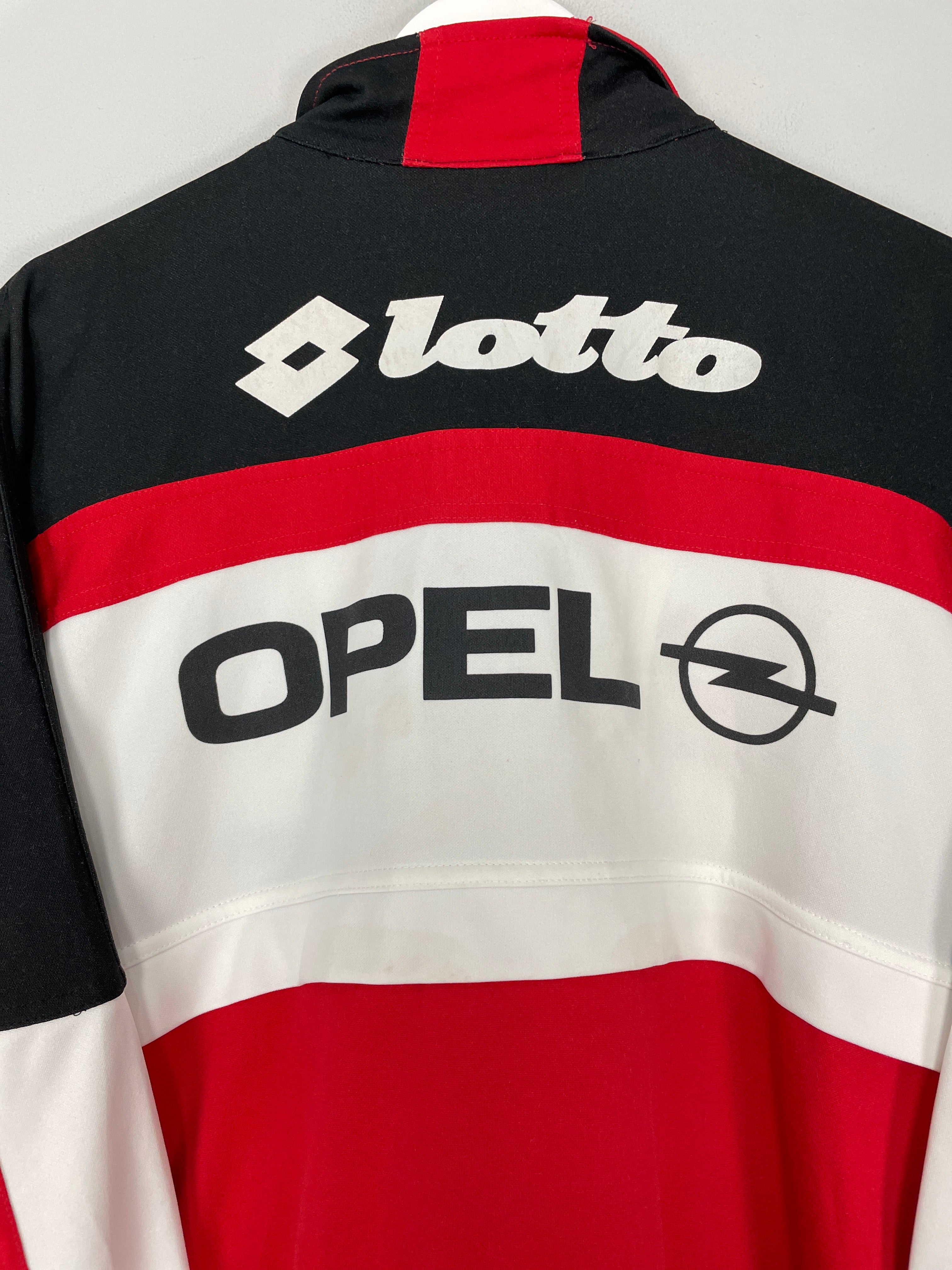 Shop 1995/96 AC MILAN TRACK JACKET (M) LOTTO, classic football shirts, vintage football shirts & retro soccer jerseys at Cult Kits