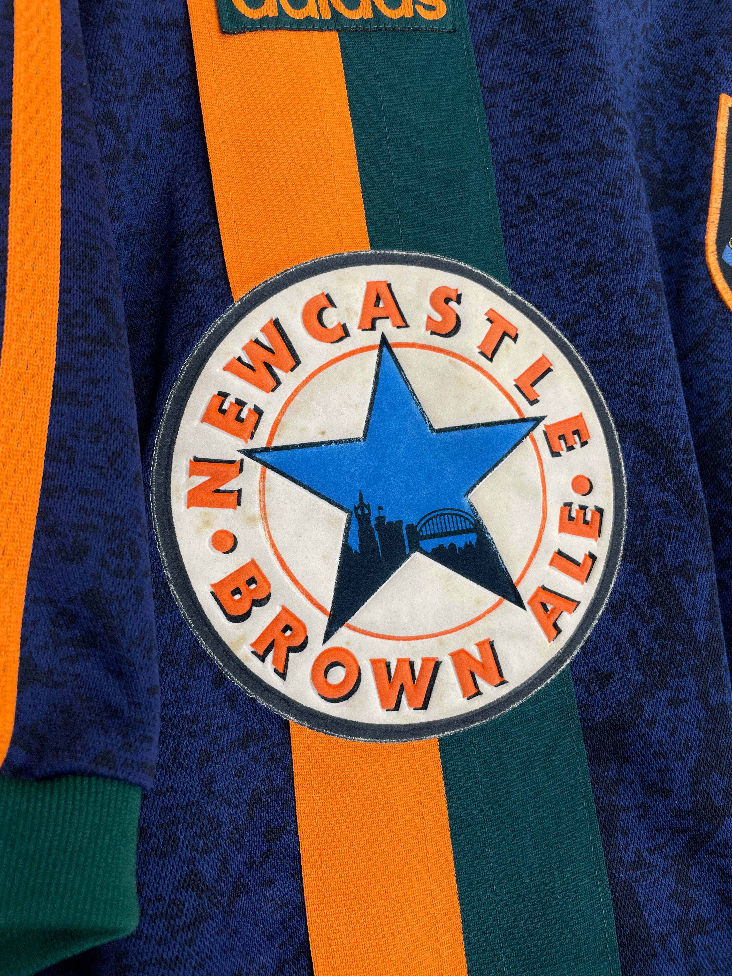 Shop 1997/98 NEWCASTLE UNITED AWAY SHIRT (L) ADIDAS, classic football shirts, vintage football shirts & retro soccer jerseys at Cult Kits