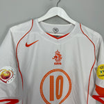 Shop 2004/06 NETHERLANDS V.NISTELROOY #10 AWAY SHIRT (L) NIKE, classic football shirts, vintage football shirts & retro soccer jerseys at Cult Kits