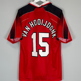 Shop 1996/97 NOTTINGHAM FOREST VAN HOOIJDONK #15 *MINT* HOME SHIRT (L) UMBRO, classic football shirts, vintage football shirts & retro soccer jerseys at Cult Kits
