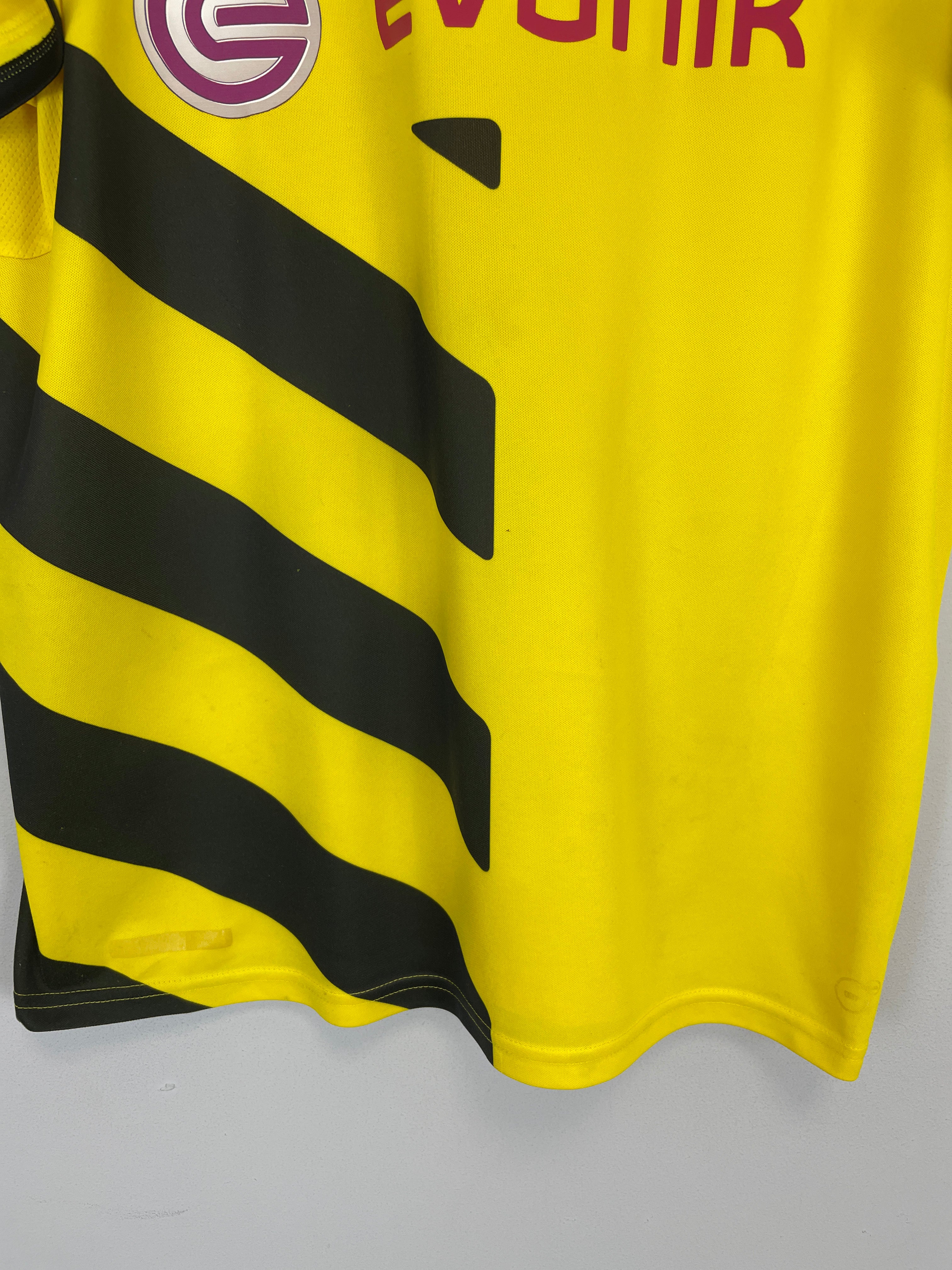 Shop 2014/15 DORTMUND REUS #11 HOME SHIRT (L) PUMA, classic football shirts, vintage football shirts & retro soccer jerseys at Cult Kits