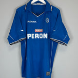 Shop 2000/01 NAPOLI EDMUNDO #27 HOME SHIRT (L) DIADORA, classic football shirts, vintage football shirts & retro soccer jerseys at Cult Kits