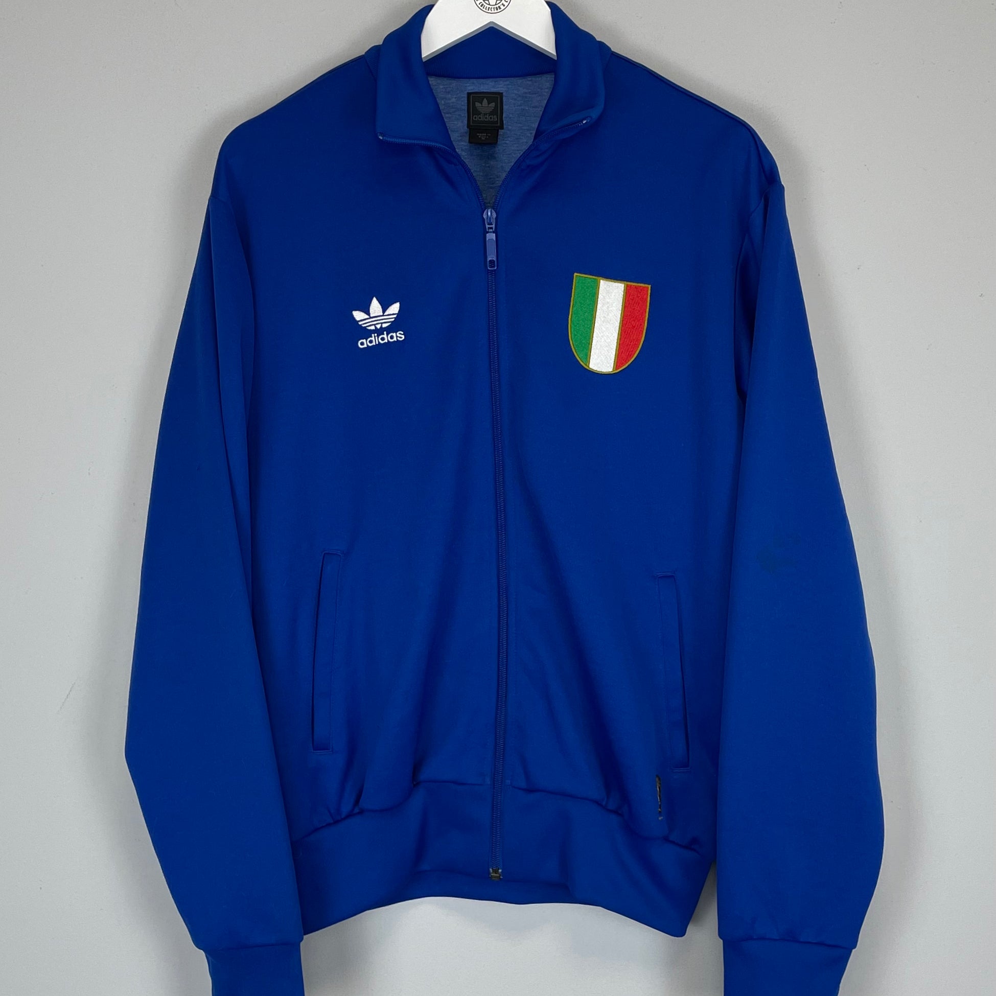 Shop 2006 ITALY ADIDAS ORIGINALS TRACK JACKET (M), classic football shirts, vintage football shirts & retro soccer jerseys at Cult Kits