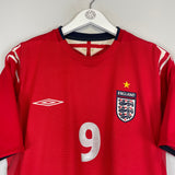 2004/06 ENGLAND ROONEY #9 AWAY SHIRT (M) UMBRO