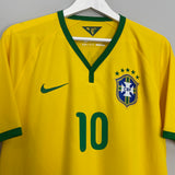 Shop 2014/16 BRAZIL NEYMAR JR #10 HOME SHIRT (L) NIKE, classic football shirts, vintage football shirts & retro soccer jerseys at Cult Kits