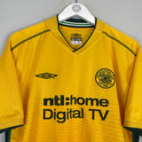 2002/03 CELTIC LARSSON #7 AWAY SHIRT (L) UMBRO