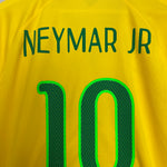 Shop 2014/16 BRAZIL NEYMAR JR #10 HOME SHIRT (L) NIKE, classic football shirts, vintage football shirts & retro soccer jerseys at Cult Kits