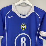 2004/06 BRAZIL KAKA #8 AWAY SHIRT (M) NIKE