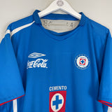 2004/05 CRUZ AZUL C.DELGADO #19 HOME SHIRT (L) UMBRO