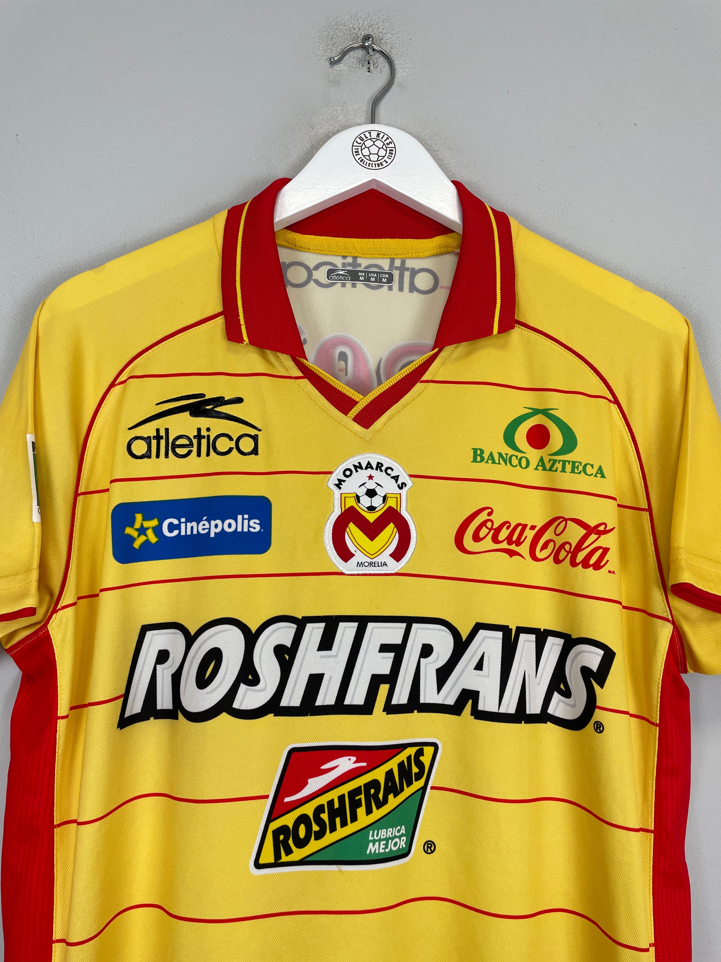 Shop 2011/12 MONARCAS MORELIA HOME SHIRT (M) ATLETICA, classic football shirts, vintage football shirts & retro soccer jerseys at Cult Kits