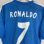 Shop 2013/14 REAL MADRID RONALDO #7 AWAY SHIRT (M) ADIDAS, classic football shirts, vintage football shirts & retro soccer jerseys at Cult Kits