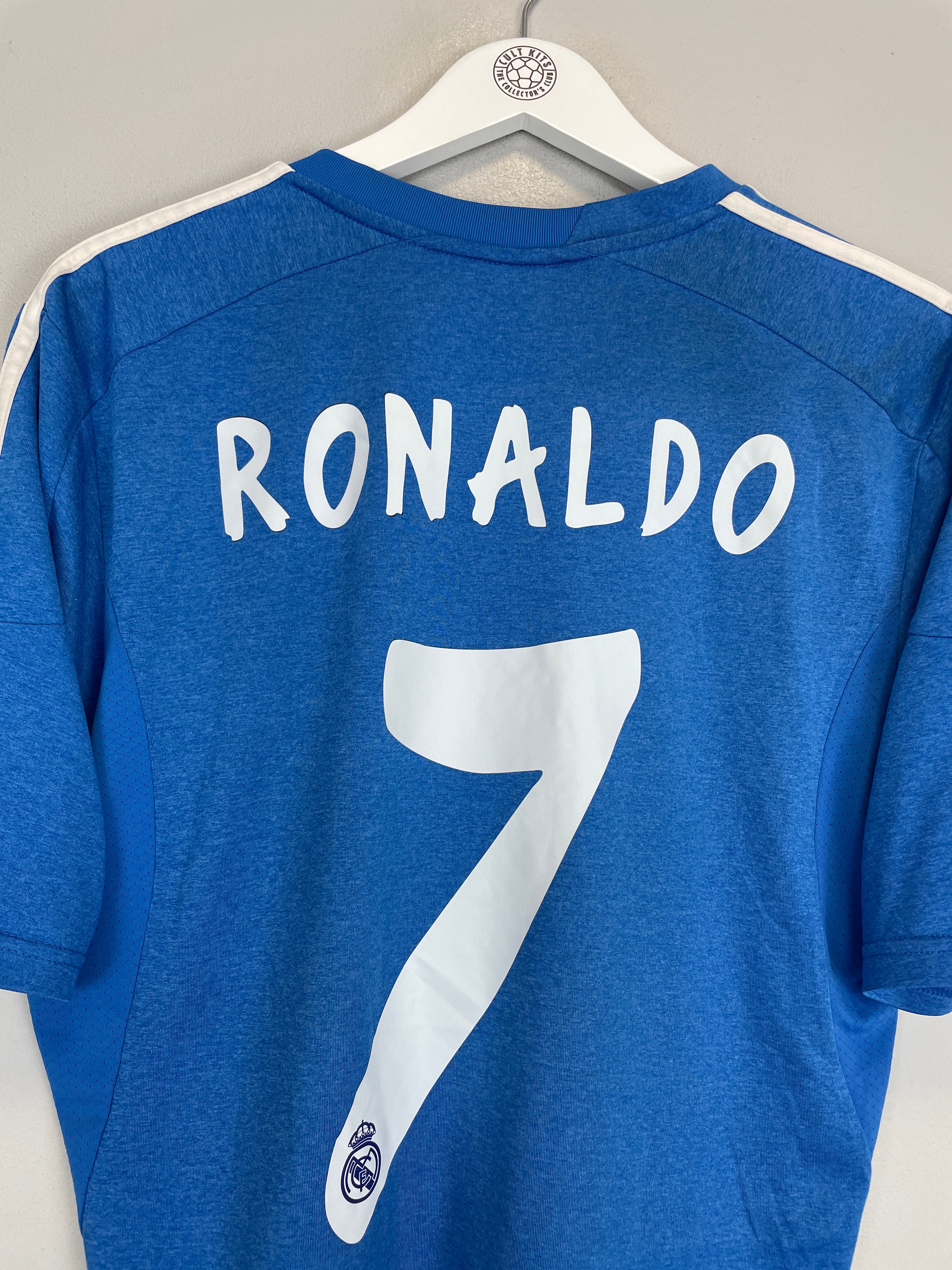 Shop 2013/14 REAL MADRID RONALDO #7 AWAY SHIRT (M) ADIDAS, classic football shirts, vintage football shirts & retro soccer jerseys at Cult Kits