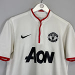 Shop 2012/13 MANCHESTER UNITED SCHOLES #18 AWAY SHIRT (M) NIKE, classic football shirts, vintage football shirts & retro soccer jerseys at Cult Kits