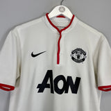 Shop 2012/13 MANCHESTER UNITED SCHOLES #18 AWAY SHIRT (M) NIKE, classic football shirts, vintage football shirts & retro soccer jerseys at Cult Kits