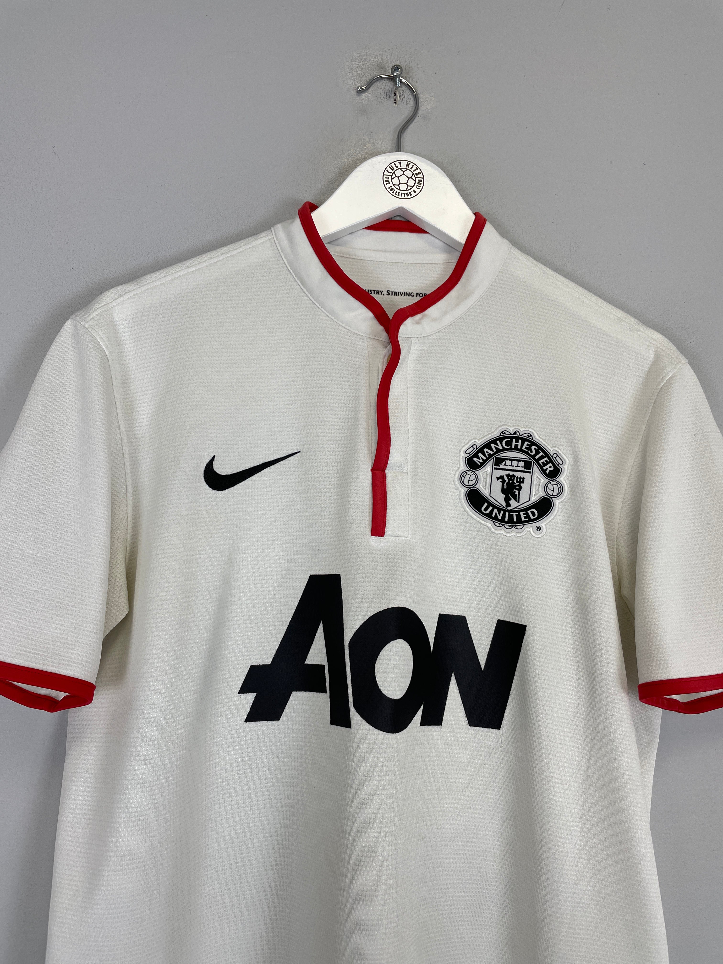 Shop 2012/13 MANCHESTER UNITED SCHOLES #18 AWAY SHIRT (M) NIKE, classic football shirts, vintage football shirts & retro soccer jerseys at Cult Kits