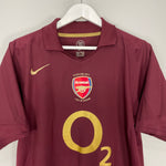 Shop 2005/06 ARSENAL HENRY #14 HOME SHIRT (M) NIKE, classic football shirts, vintage football shirts & retro soccer jerseys at Cult Kits