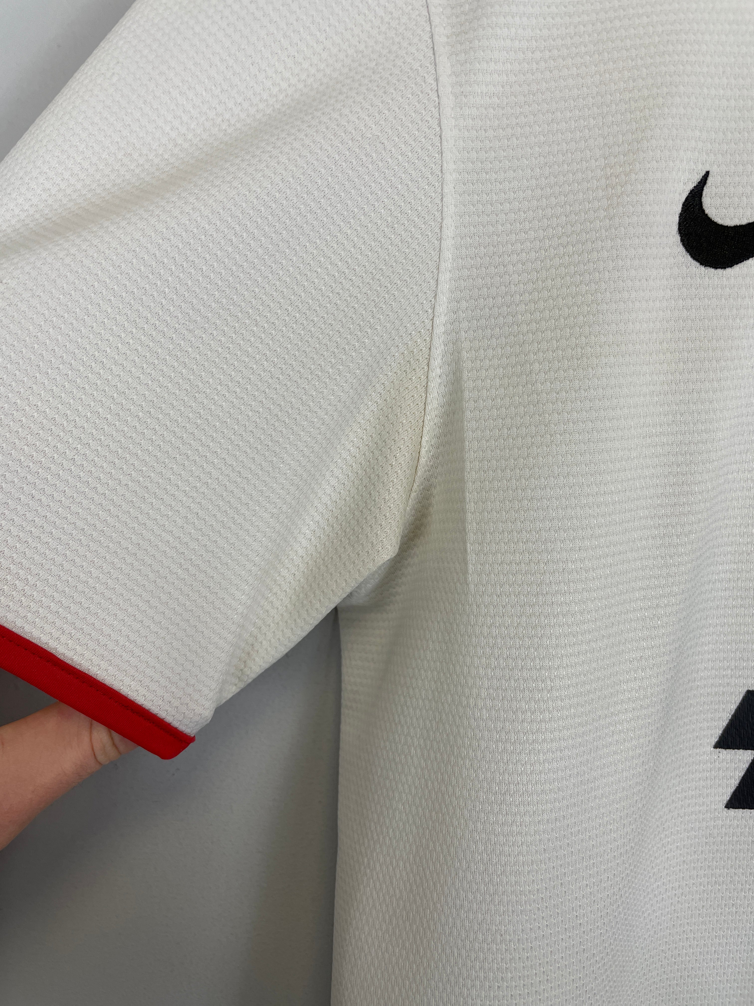 Shop 2012/13 MANCHESTER UNITED SCHOLES #18 AWAY SHIRT (M) NIKE, classic football shirts, vintage football shirts & retro soccer jerseys at Cult Kits