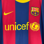 Shop 2010/11 BARCELONA MESSI #10 HOME SHIRT (M) NIKE, classic football shirts, vintage football shirts & retro soccer jerseys at Cult Kits