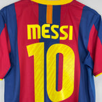Shop 2010/11 BARCELONA MESSI #10 HOME SHIRT (M) NIKE, classic football shirts, vintage football shirts & retro soccer jerseys at Cult Kits