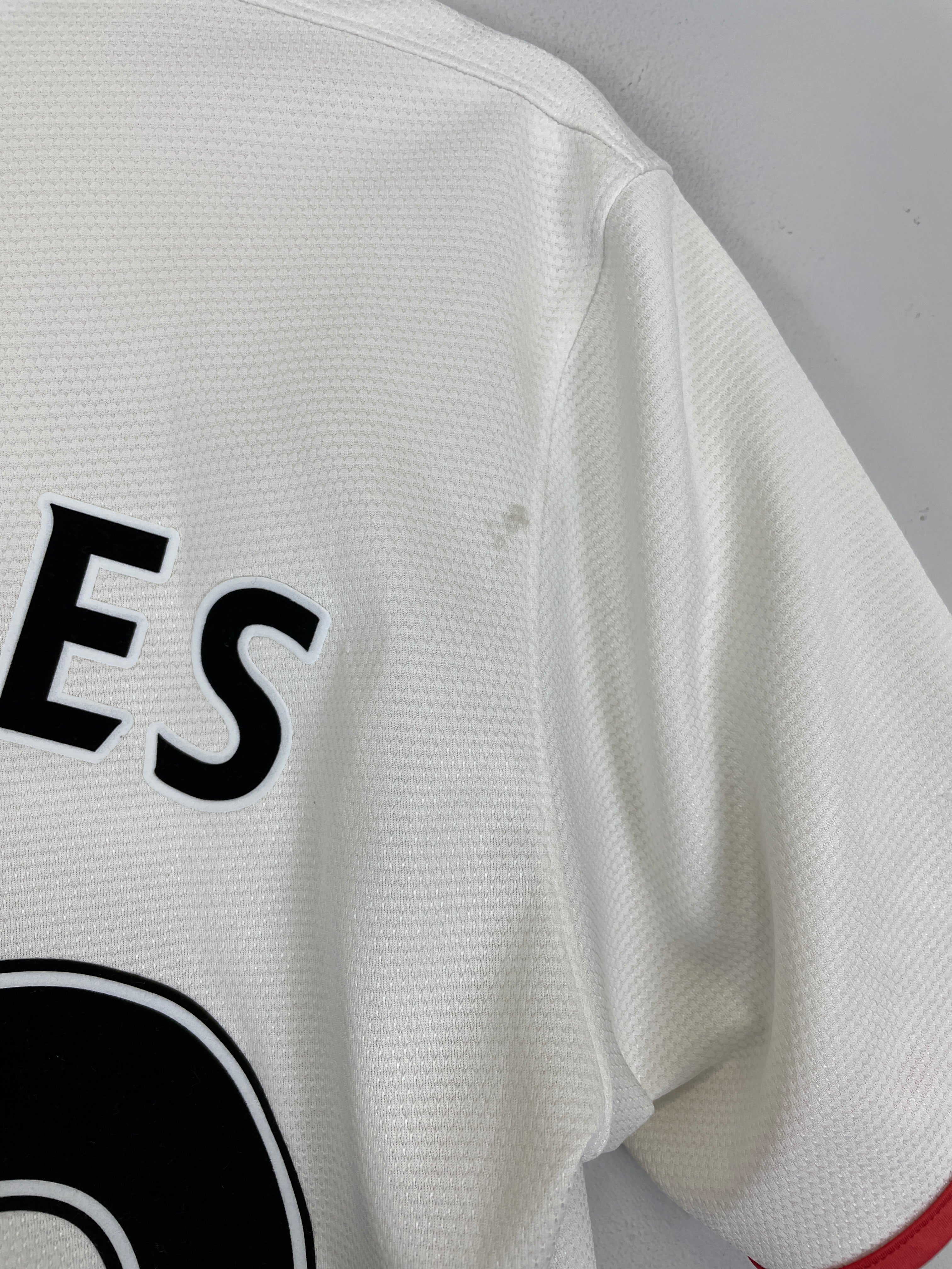 Shop 2012/13 MANCHESTER UNITED SCHOLES #18 AWAY SHIRT (M) NIKE, classic football shirts, vintage football shirts & retro soccer jerseys at Cult Kits