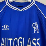 1999/01 CHELSEA ZOLA #25 HOME SHIRT (XXL) UMBRO
