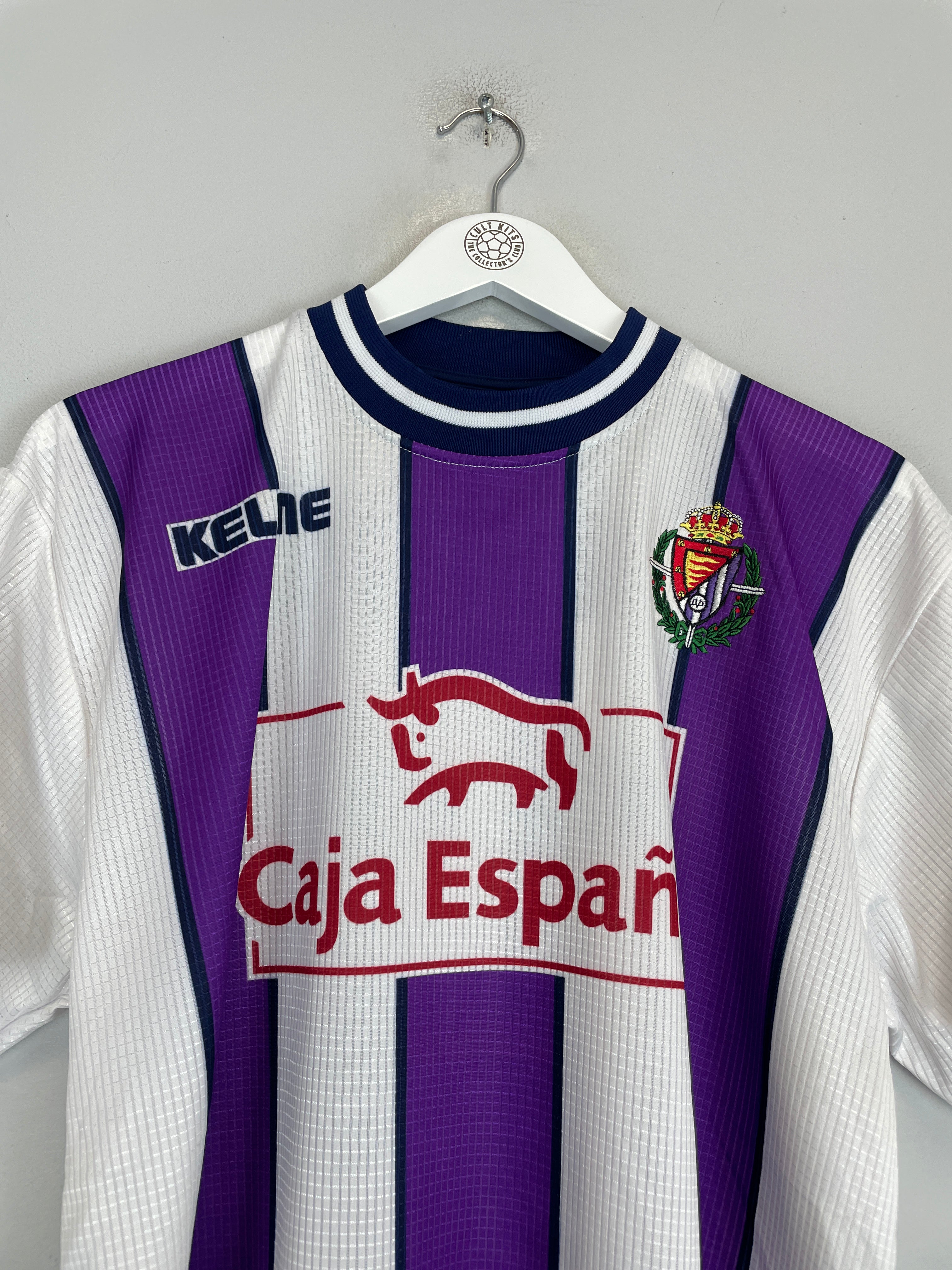 Shop 1999/01 REAL VALLODOLID CUAUHTEMOC #11 HOME SHIRT (L) KELME, classic football shirts, vintage football shirts & retro soccer jerseys at Cult Kits