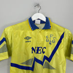 Shop 1990/92 EVERTON AWAY SHIRT (L.KIDS) UMBRO, classic football shirts, vintage football shirts & retro soccer jerseys at Cult Kits