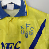 Shop 1990/92 EVERTON AWAY SHIRT (L.KIDS) UMBRO, classic football shirts, vintage football shirts & retro soccer jerseys at Cult Kits