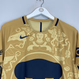 Shop 2016/17 UNAM PUMAS AUTHENTIC HOME SHIRT (M) NIKE, classic football shirts, vintage football shirts & retro soccer jerseys at Cult Kits