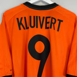 2000/02 NETHERLANDS KLUIVERT #9 HOME SHIRT (XXL) NIKE